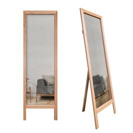 Hanah Home Espejo Cheval Natural 45 x 145 cm